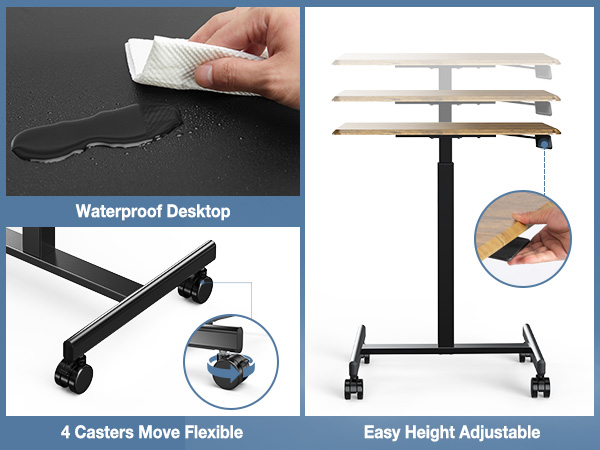 Mobile Portable Rolling Laptop Desk