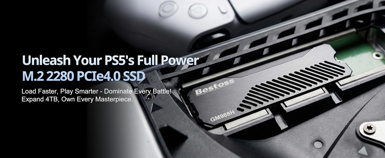 Unleash Your PS5s Full Power M.2 2280 PCIe4.0 SSD