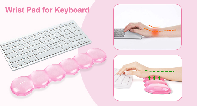 Ergonomic Mouse Pad and Keyboard Wrist Rest