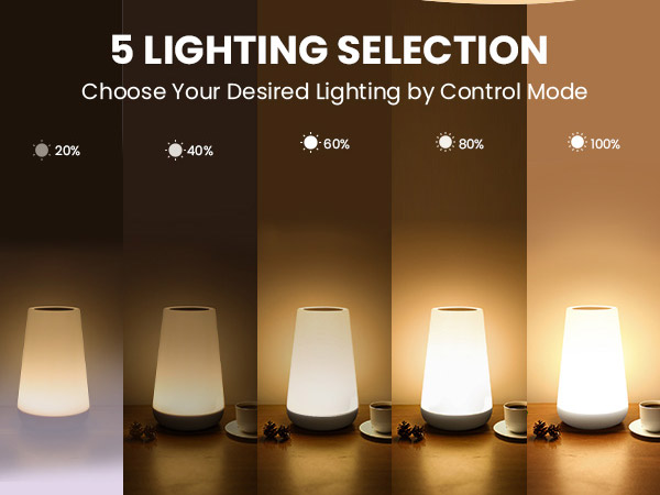 5 lighting selection