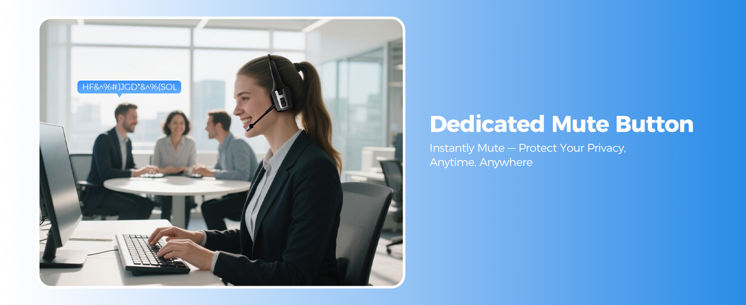 bluetooth headset for calls noise-cancelling bluetooth headset bluetooth headset with mic for work