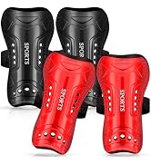 Soccer Shin Guards Youth - 2 Pairs Shin Guards for Youth and Adults, Shin Pads Protective Equipme...