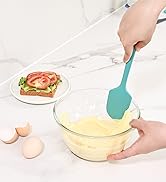 Lilybeam 600ºF Heat Resistant Spatula, 11.34 inch High Heat Food Safe Semless Kitchen Silicone Sc...