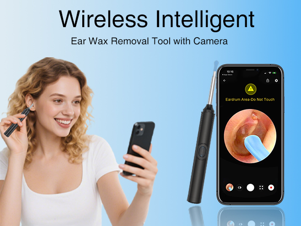 Wireless Intelligent Ear Wax Removal Tool with Camera