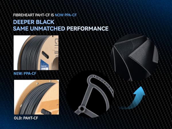 Fibreheart PAHT-CF is Now PPA-CF: Deeper Black, Same Unmatched Performance