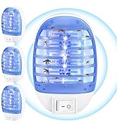 JahyElec Indoor Bug Zapper Plug in Electronic - 4 Pack Mosquito Zapper Fly Zappers Lamp for Bug I...