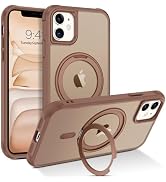 BENTOBEN for iPhone 11 Phone Case, iPhone 11 Magnetic Case [Compatible with MagSafe] Rotatable Ri...