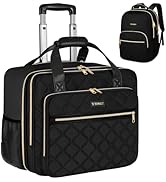 Ytonet Rolling Briefcase for Women, 17.3 Inch Rolling Laptop Bag with 15.6 Inch Travel Backpack, ...
