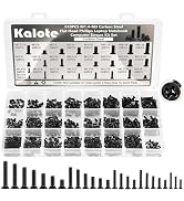 Laptop Screws Kit, 810Pcs Black Laptop Notebook Computer Replacement Screws Assortment Kit, M1.4 ...