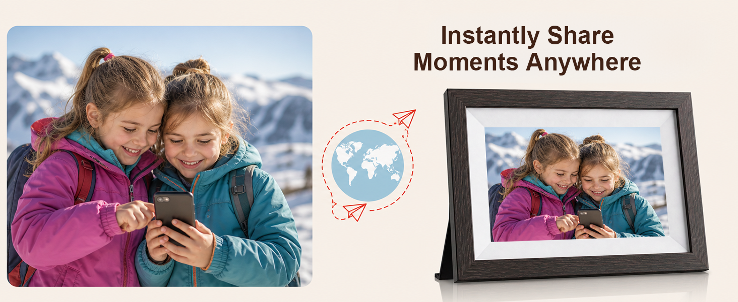 Instantly Share Monments Anywhere