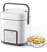 TLOG Mini Rice Cooker 2 Cups Uncooked,1.2L Portable Rice Cooker, Travel Rice Cooker Small for 1-2...