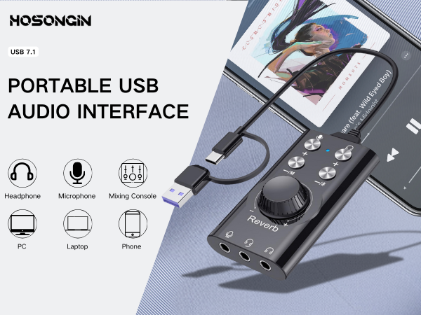 Portable USB Audio Interface