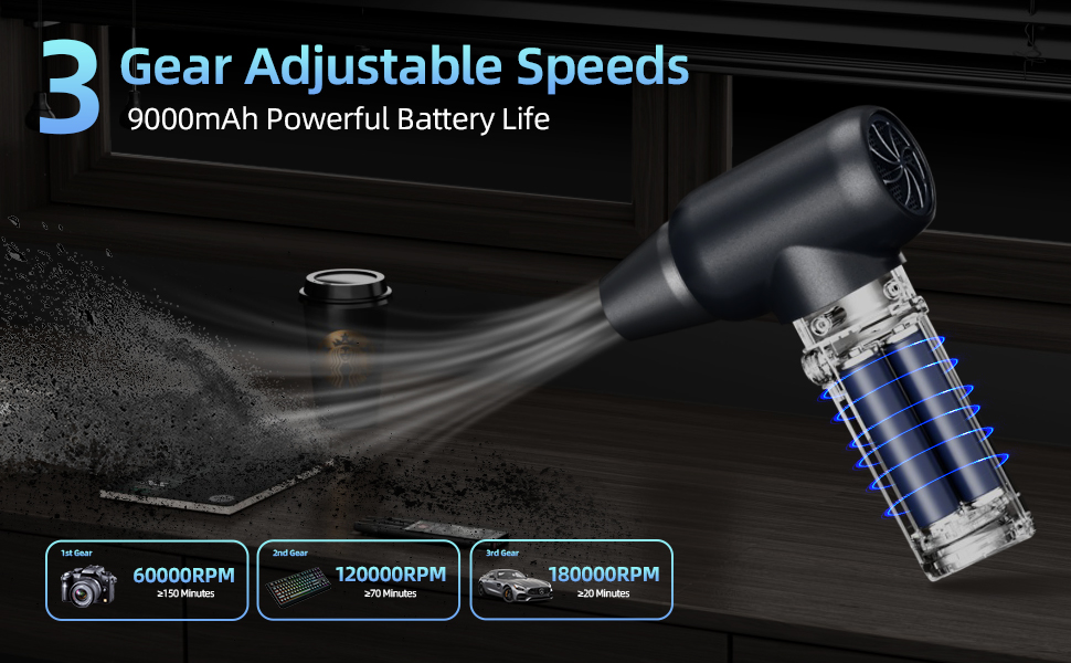 small cleaner air duster jet fan compressed dry blower electric