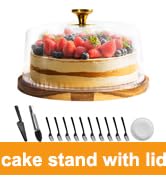 cake stand with lid