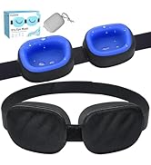 CLOZIA Eye Mask for Dry Eyes - 100% Blackout Dry Eye Mask &amp; Moisture Goggles - Adjustable Sleepin...