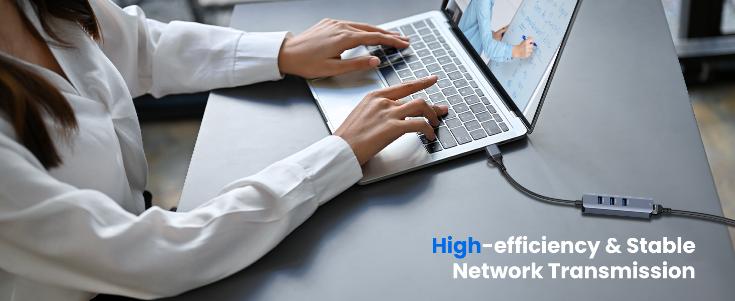 Ethernet to USB c adapter