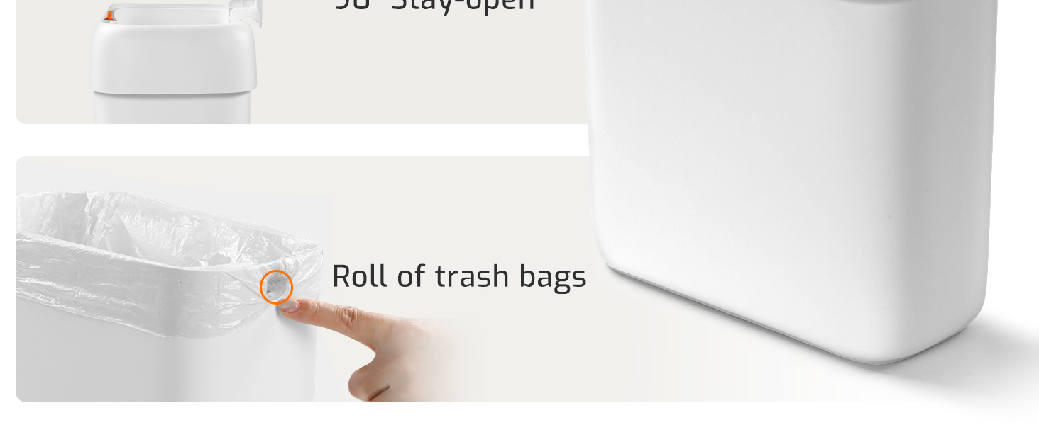 small trash can with lid