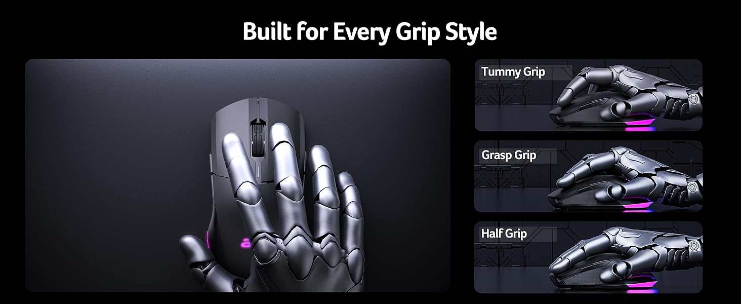 Built for Every Grip Style