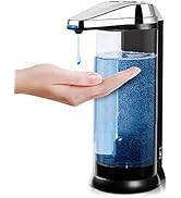 Secura 17oz / 500ml Premium Touchless Battery Operated Electric Automatic Soap Dispenser w/Adjust...