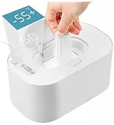 Baby Wipe Warmer and Baby Wet Wipes Dispenser,Baby Wipe Warmer PP Intelligent Adjustable Temperat...