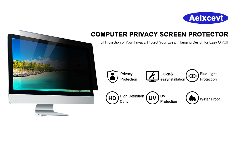Hanging Computer Privacy Screen Protector