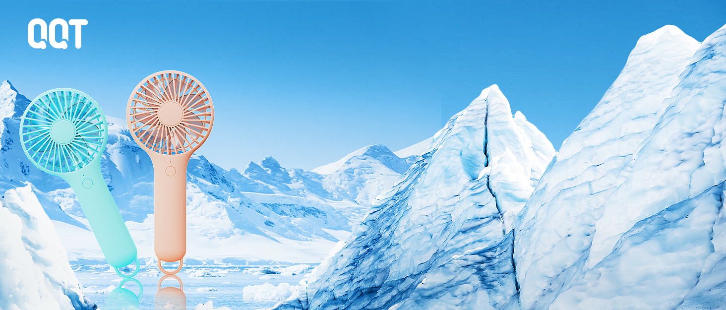 QQT portable handheld fan