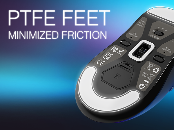 SUPERLIGHT Wireless Gaming Mouse, 49g Ergonomic Computer Mouse