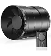 Hon&amp;Guan 6 Inch Inline Duct Fan with Upgrade Controller - 345 CFM Airflow with 19.2W Ultra-Low Po...