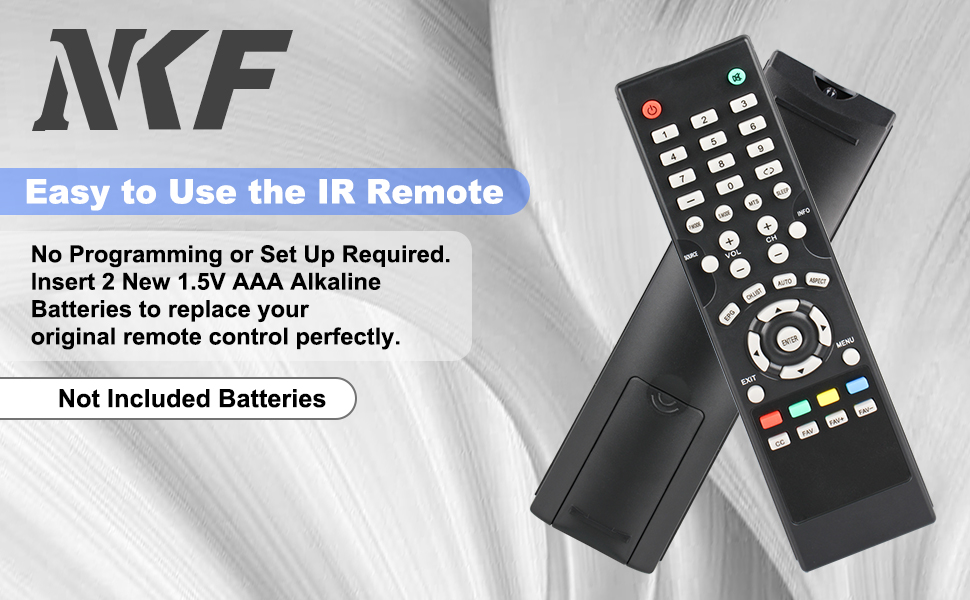 Replace Remote Contro for RCA and PROSCAN LCD LED TV PLDED3273A-E RLDED5078A-B RLDED5078A-E