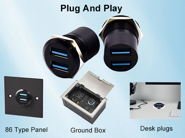 usb 3.0 panel mount connector