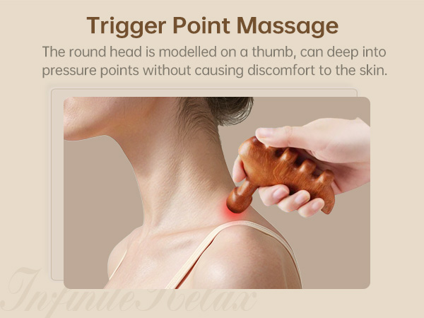 Trigger Point Massage Tool Meridian Massage Brush Lymphatic Drainage