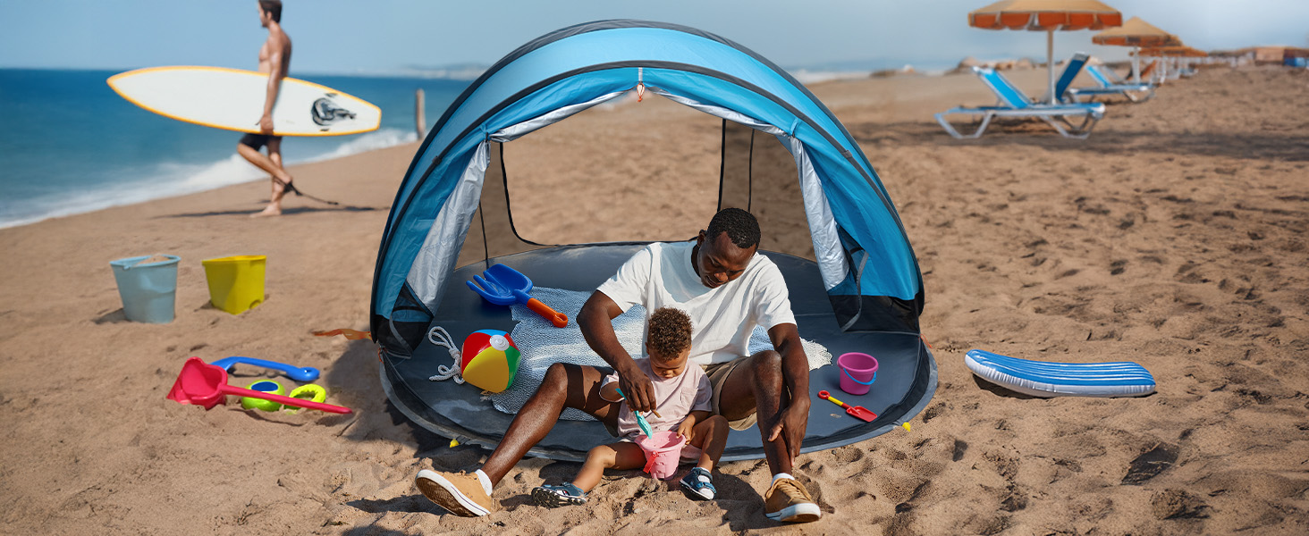 pop up beach tent