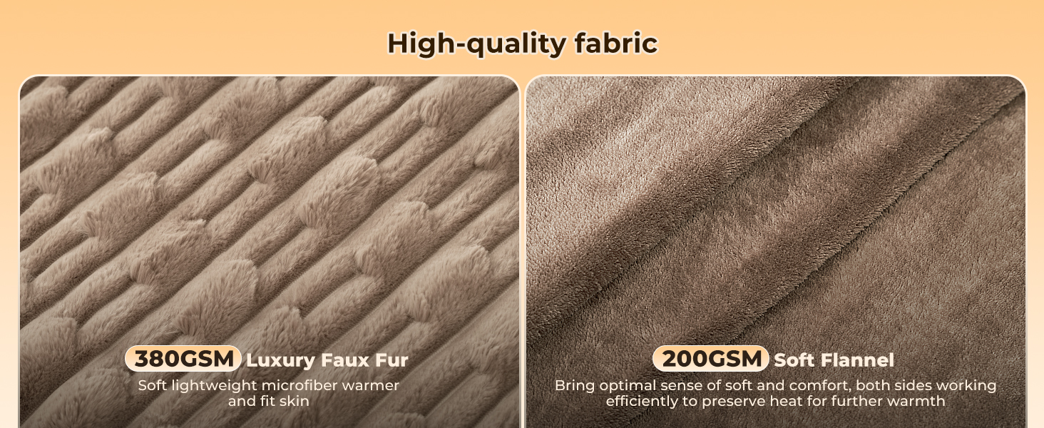 Heated Throw Blanket 50&amp;#34;x60&amp;#34;