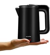 0.8L Electric Kettle Stainless Steel, 800 Watts Small Electric Kettle Fast Boil Auto Shut-off, Po...