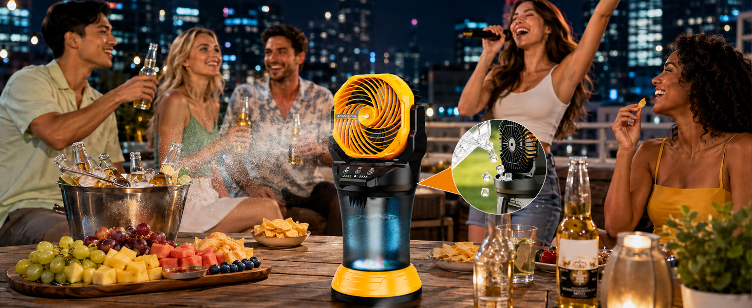 Portable Misting Fan