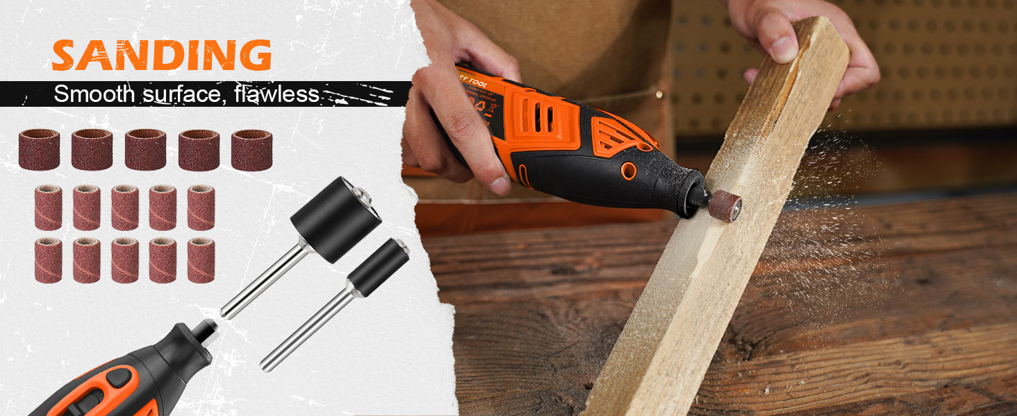 cordless rotary tool kit sanding tool