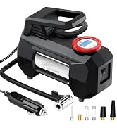 Tire Inflator Portable Air Compressor 150PSI - 12V DC Fast Inflation Car Tire Pump for SUV &amp; Seda...