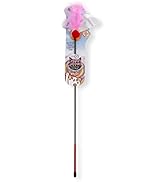 NECOICHI Crinkly Critters Fluttery Fish Cat Wand No.1 Selling Cat Toy in Japan