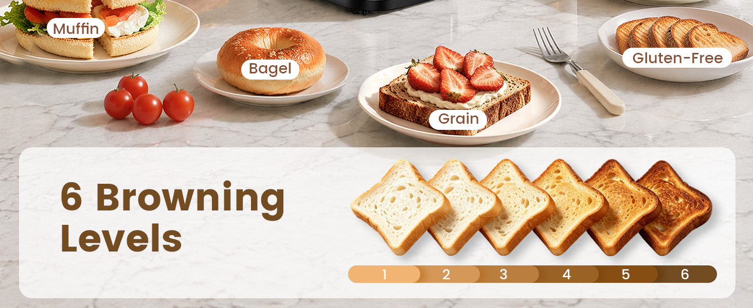 Toasters 2 Slice Wide Slot
