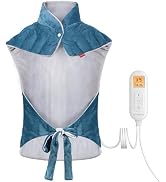 Comfytemp Weighted Heating Pad for Neck Shoulder Back Pain Relief, Birthday Christmas Gifts for W...
