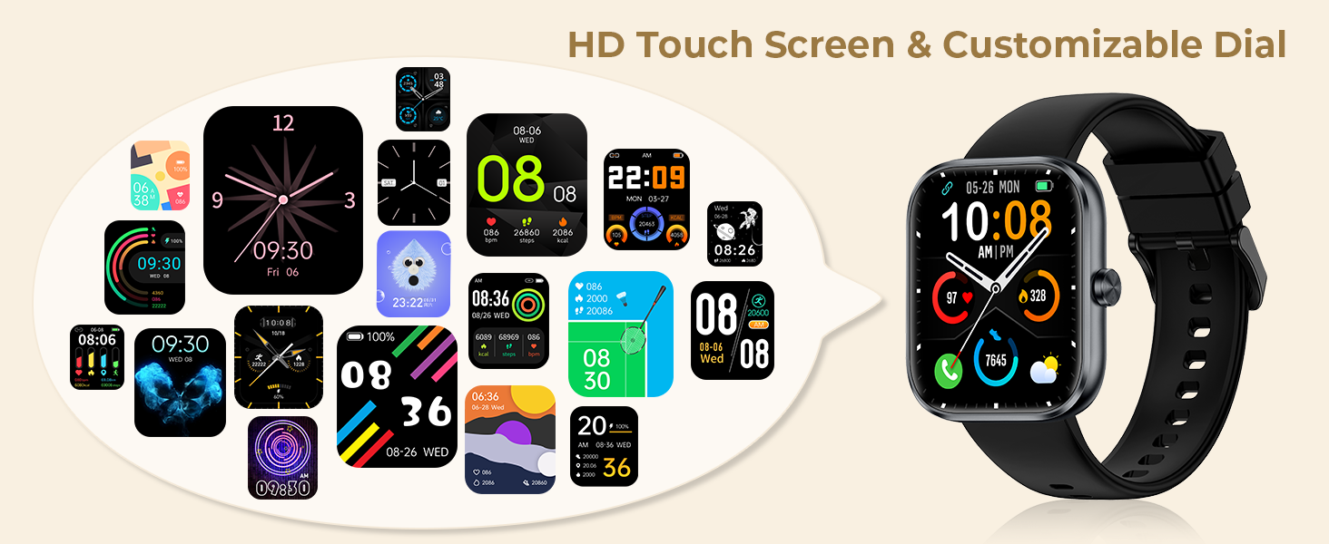 Smartwatch custom watch faces