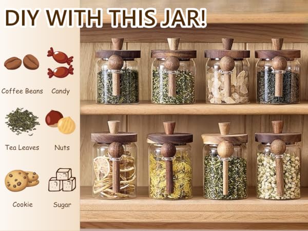 Glass Food Storage Jar