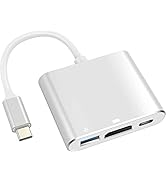 Battony USB C to HDMI Adapter USB Type C Adapter Multiport AV Converter with 4K HDMI Output USB C...
