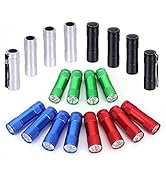 FASTPRO 20-Pack Aluminum 6-LED Flashlights Set with Lanyard and AAA Batteries Included and Pre-In...