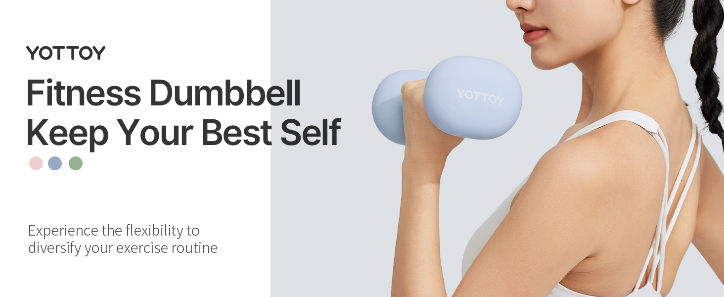 fitness dumbbell keep your best self
