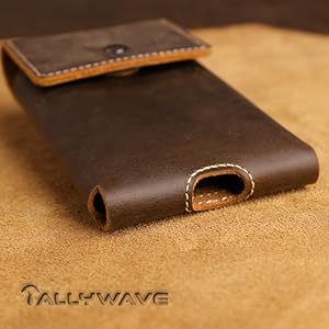 leather cell phone pouch for belt