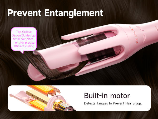 self curling hair curler