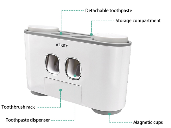 Toothbrush Holder Wall Mounted