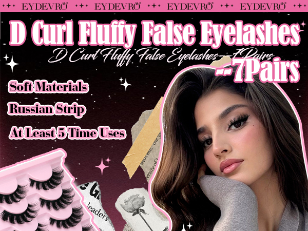 D Curl Fluffy Lash Clusters