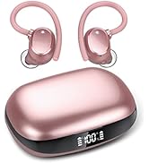 WUYI Wireless Earbuds, HiFi Stereo Sport Bluetooth 5.3 Headphones with Earhooks, 48H Deep Bass He...